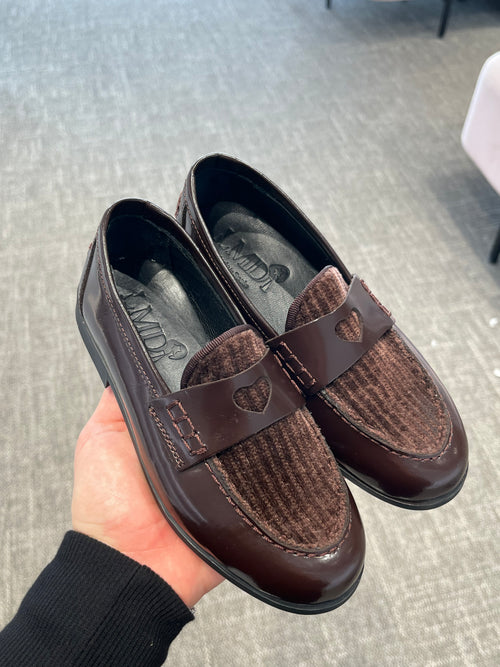 Lmdi Brown Heart Loafer