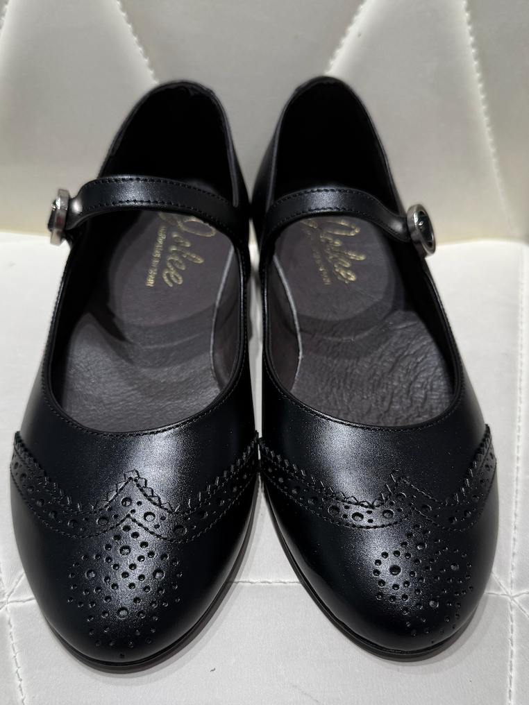 Jolee Black Wingtip Berta Mary Jane