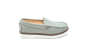 Light Grey Litchi Leather