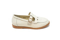 Boutaccelli Elora Beige T-strap Mocassin