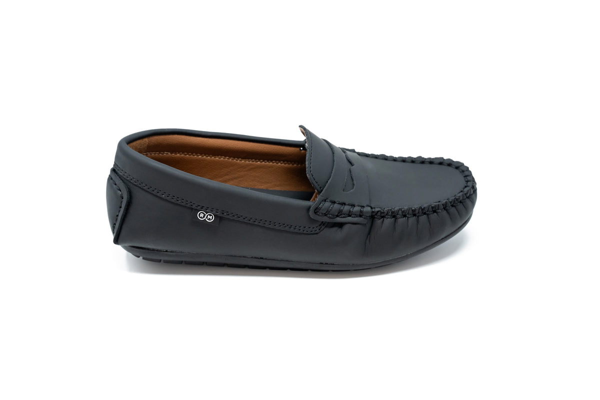 Ralph Miguel Black Gum Cosima Loafer
