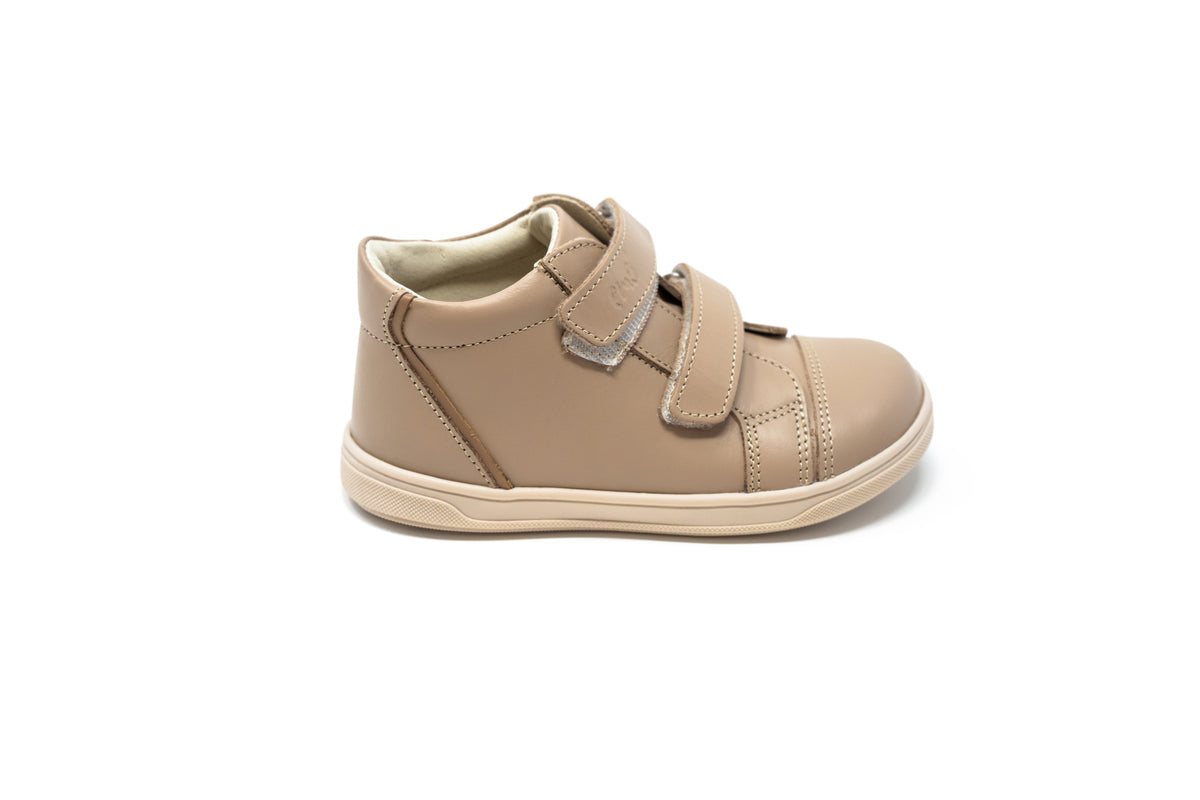 Emel Stone Taupe Strap Baby Sneaker