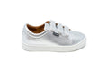 Atlanta Silver Metallic Strap Sneaker
