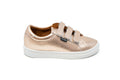 Atlanta Rose Gold Metallic Strap Sneaker