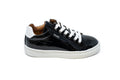 Atlanta Black Patent Laces & Zip Sneaker