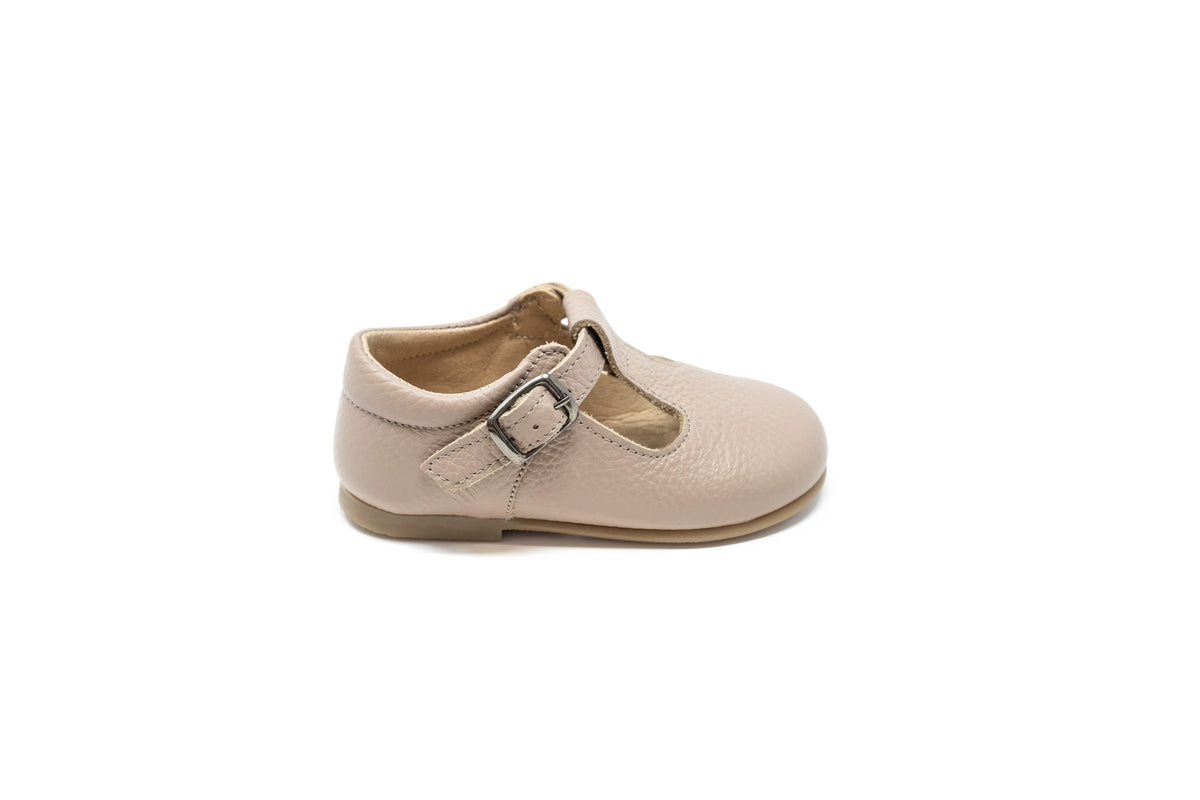 Blublonc Nude T-Strap Baby Shoe