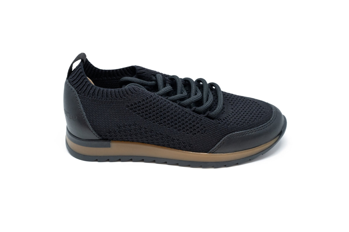 Porte Black Knit Sneaker