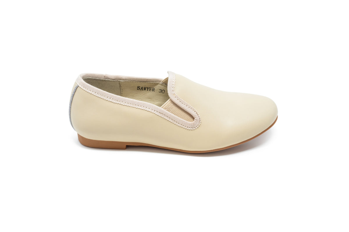 Boutaccelli Sawyer Leather Bone Loafer