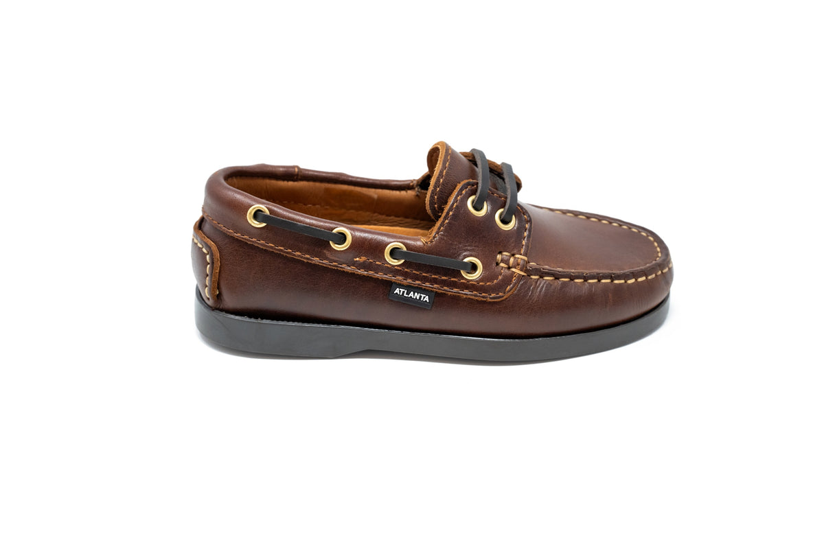 Atlanta Brown Camel Boat Shoe