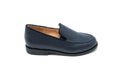 Uniq Navy Leather Loafer