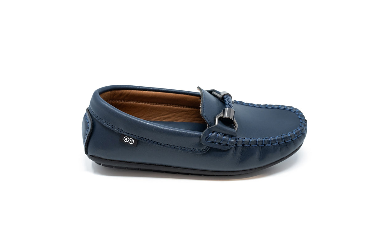 Ralph Miguel Navy Chain Loafer