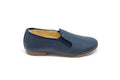 Andanines Blue Woven Smoking Loafer