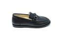 Boutaccelli Marco Leather Black Buckle Loafer