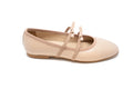 Lauve Pink Double Bow Flat