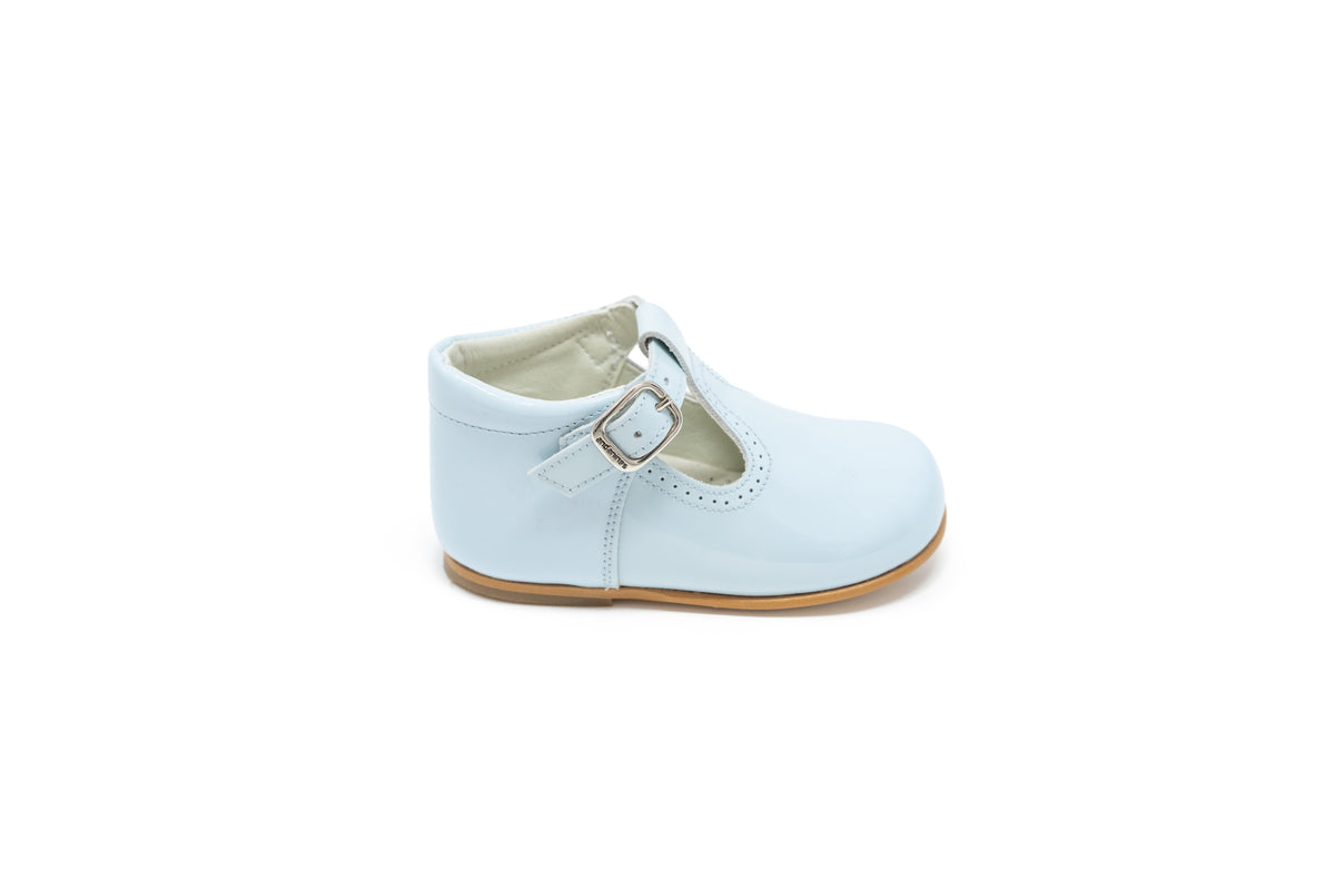 Andanines Blue Patent Baby Shoe