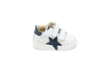 Falcatto White And Navy Star Baby Sneaker