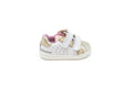 Falcatto White And Gold Baby Sneaker