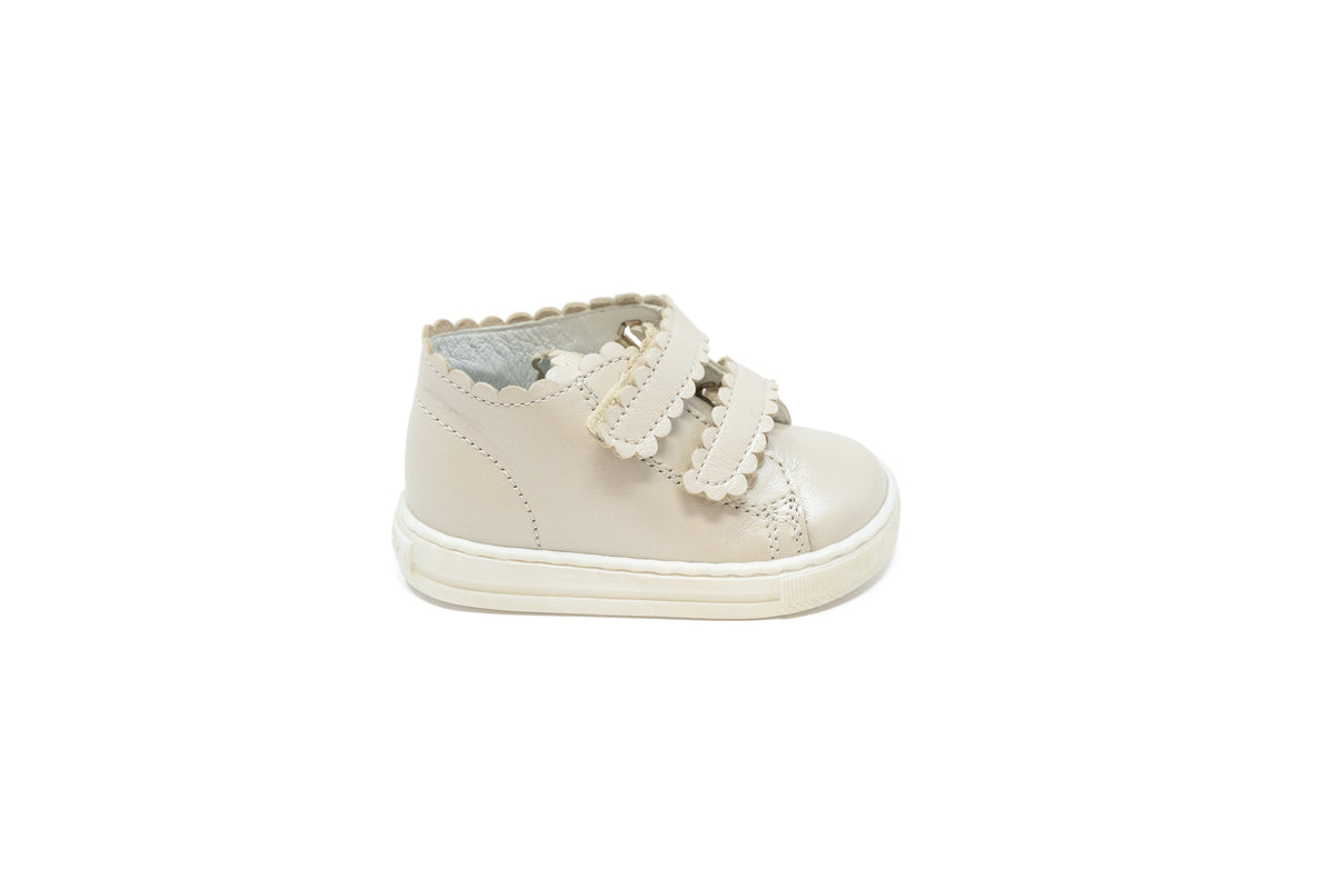 Falcatto Metallic Beige Baby Shoe