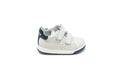 Falcatto White And Navy Baby Shoe