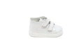 Falcatto White Metallic Baby Shoe