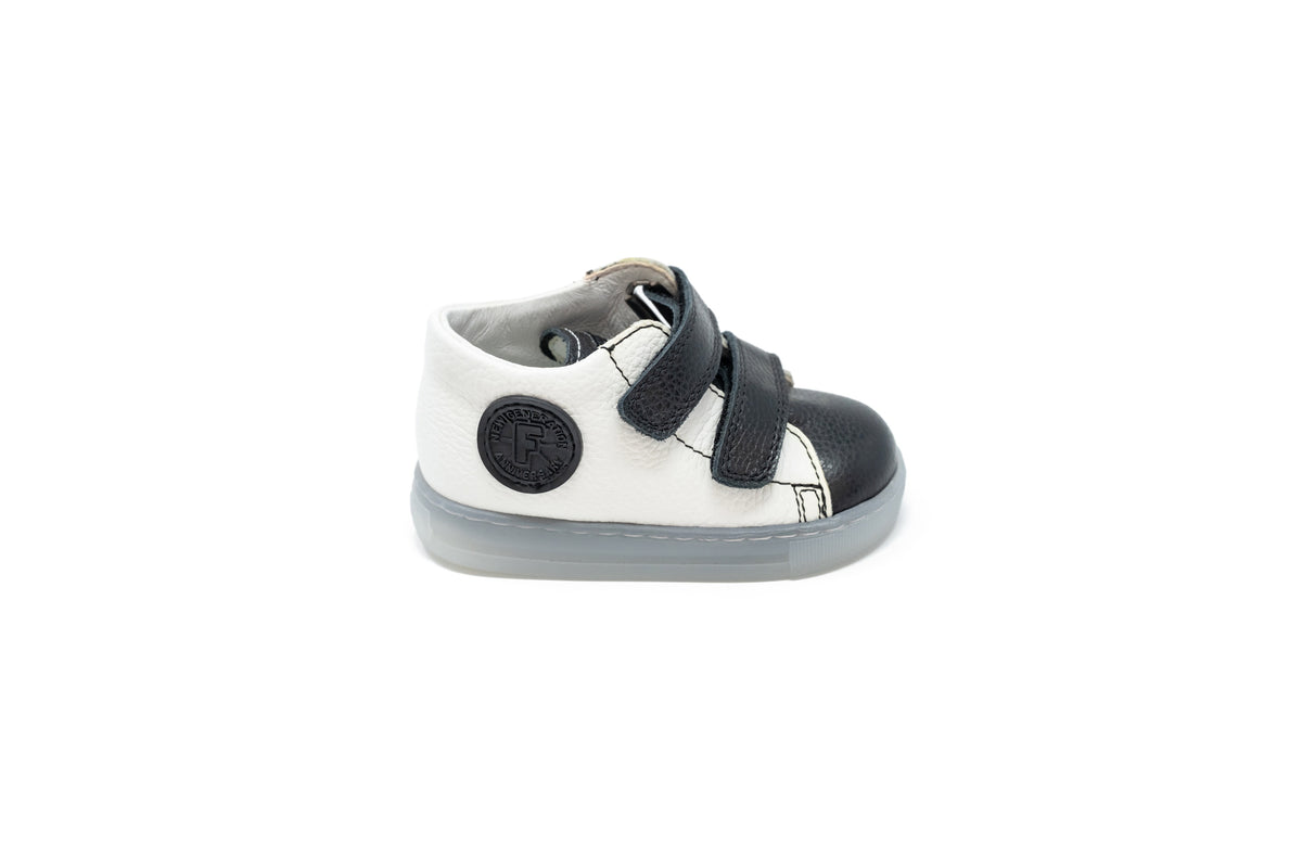 Falcatto White And Black Baby Shoe