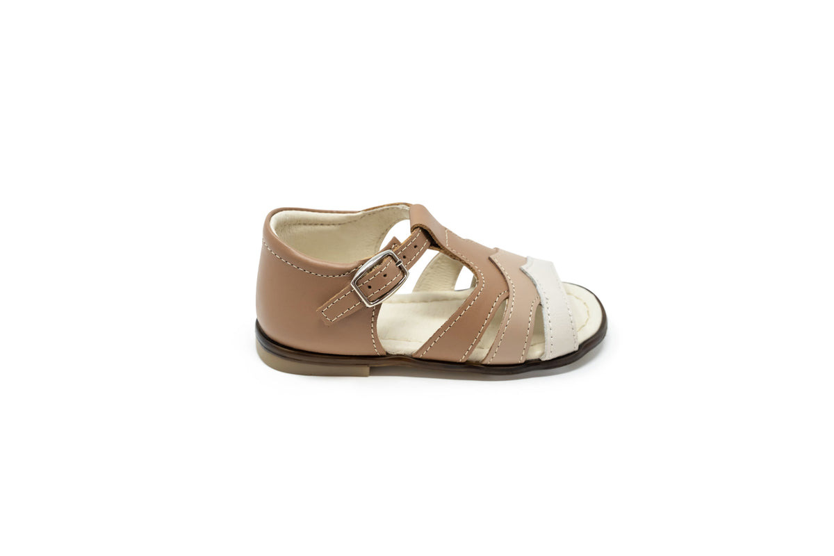 Emel Brown Combo Baby Sandal