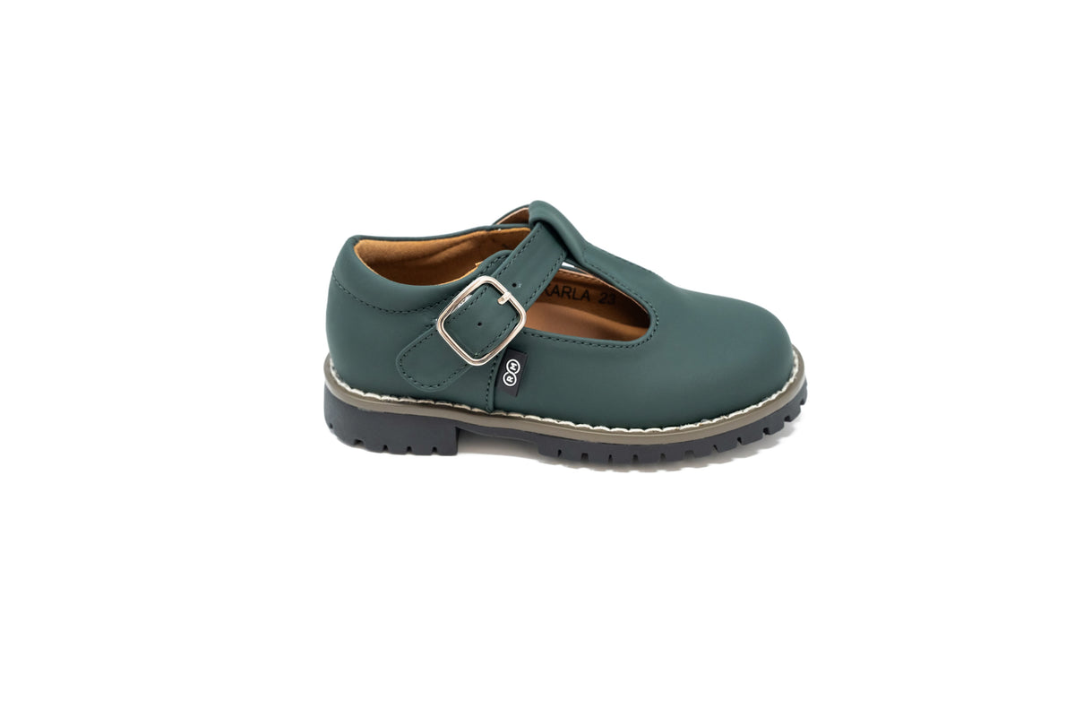 Boutaccelli Karla Green T-Strap