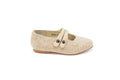 Boutaccelli Noam Natural Burlap Tweed Double Strap