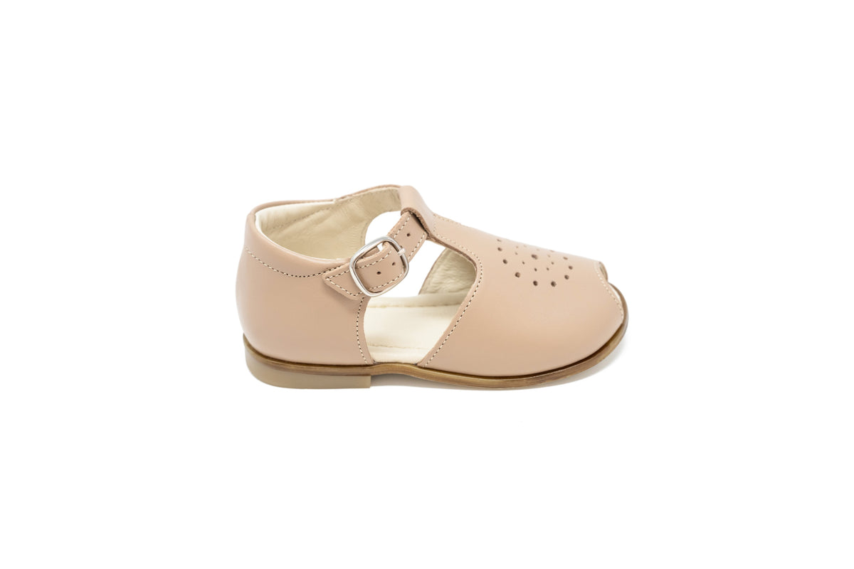 Emel Stone Taupe Open Toe Baby Sandal
