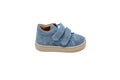 Atlanta Blue Suede Velcro Baby Sneaker
