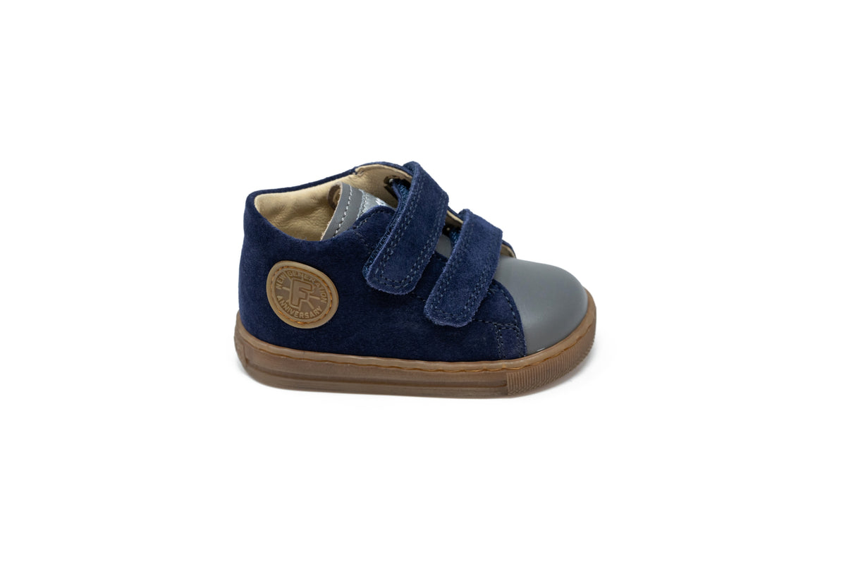 Falcatto Navy Suede Baby Shoe
