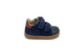 Falcatto Navy And Brown Suede Baby Shoe