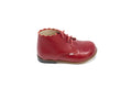 Emel Red Scalloped Baby Bootie