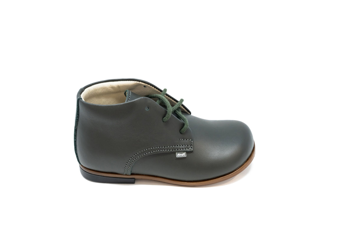 Emel Dark Green Classic  Baby Bootie