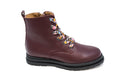 Porte Burgundy Floral Laced Bootie
