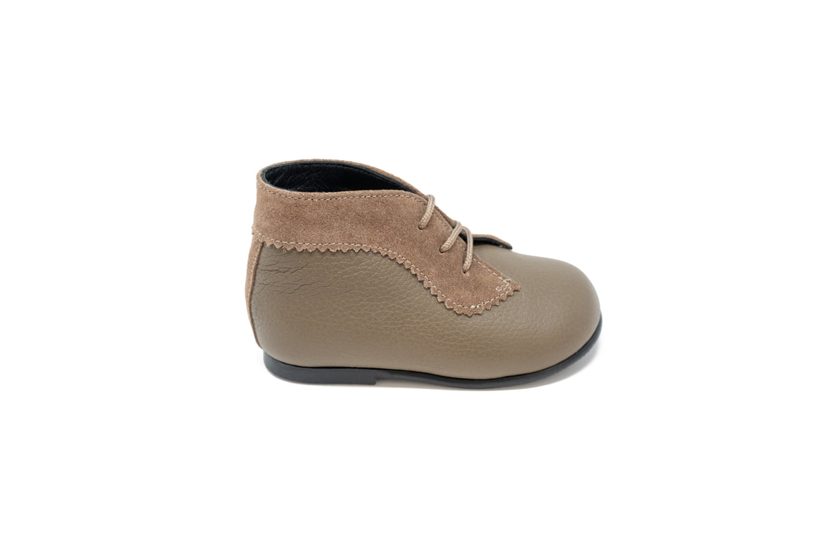 Blublonc Taupe Monk Bootie