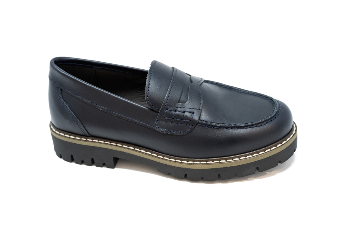 Jolee Navy Mod Chunky Loafer