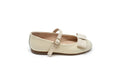 Papanatas Cream Patent Bow Mary Jane