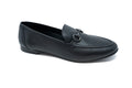 Blublonc Black Chain Dress Shoe