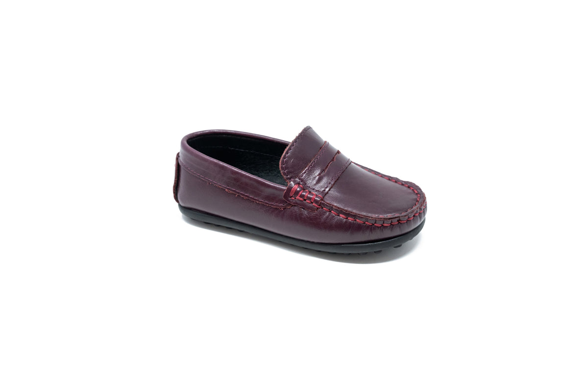Blublonc Maroon Classic Keeper Penny Loafer