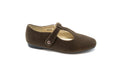 Boutaccelli Arina Taupe Velvet T-Strap