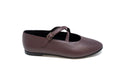 Blublonc Wine Cross Strap Mary Jane