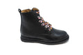Porte Black Floral Laced Bootie